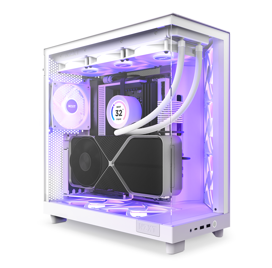 NZXT H6 Flow RGB Matte White