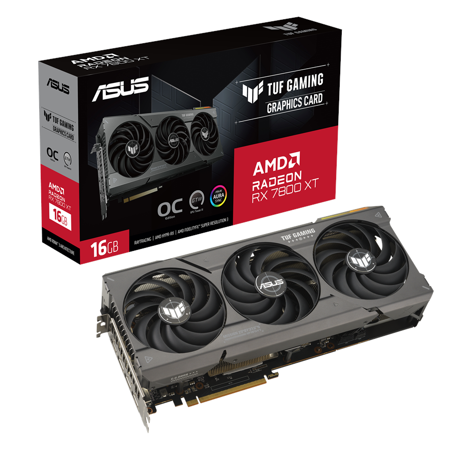 ASUS TUF Gaming Radeon RX 7800 XT OC - 16 GB GDDR6