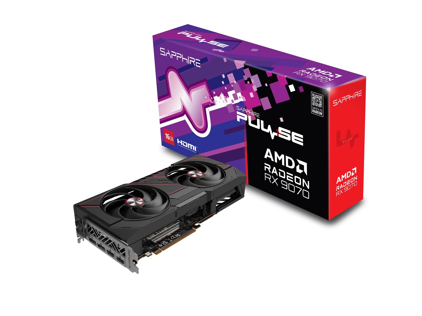 Sapphire Pulse Radeon RX 9070 - 16 GB GDDR6