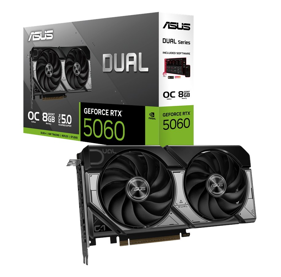 ASUS GeForce RTX 5060 Dual OC Low Profile 8GB GDDR7
