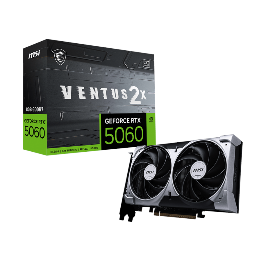 MSI GeForce RTX 5060 Ventus 2X OC 8GB GDDR7